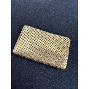 Vintage Whiting & Davis 1950’s Gold Tone Mesh Key Holder